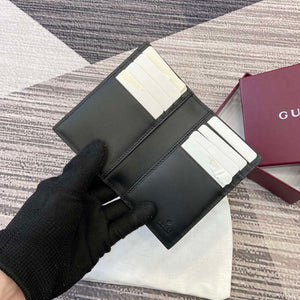 Gucci 821209 GG Emblem bi-fold card case Black - Default Title - View 6