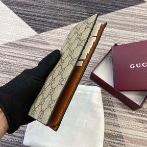 Gucci 821213 GG Emblem Beige and Brown mini wallet - Default Title - View 4