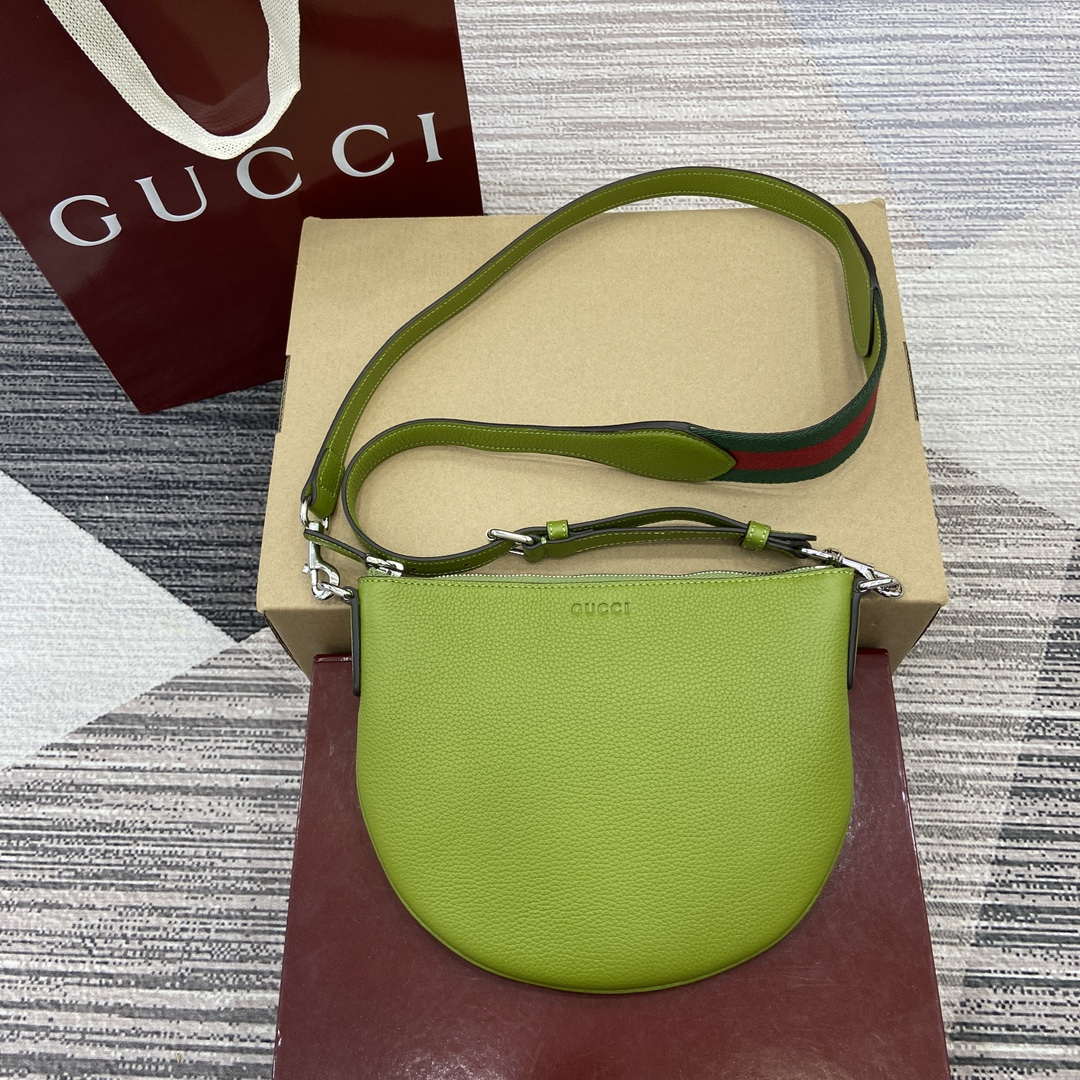 Gucci 824529 Gucci B Small Bag Olive green - Default Title - View 1
