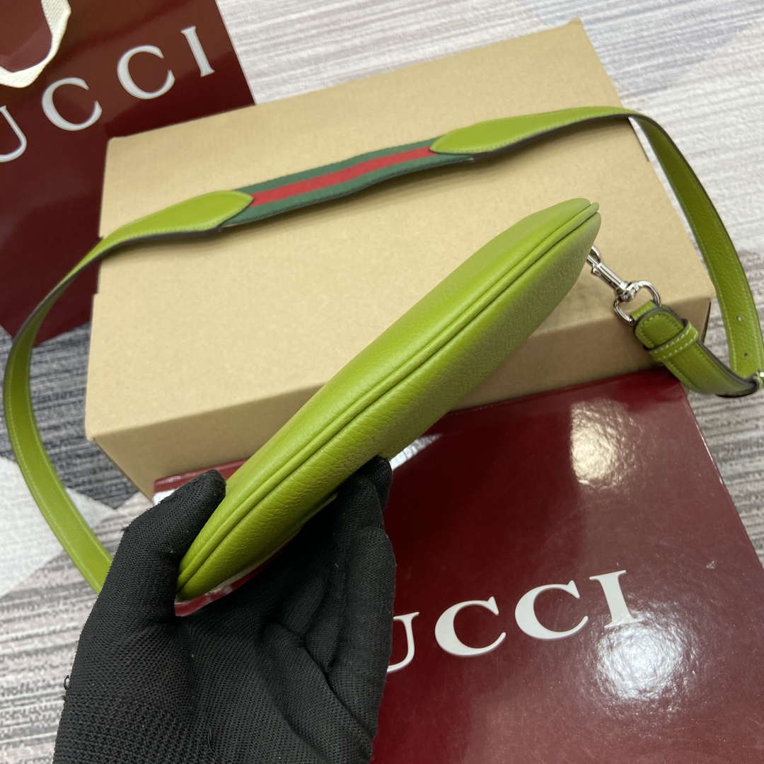 Gucci 824529 Gucci B Small Bag Olive green - Default Title - View 8