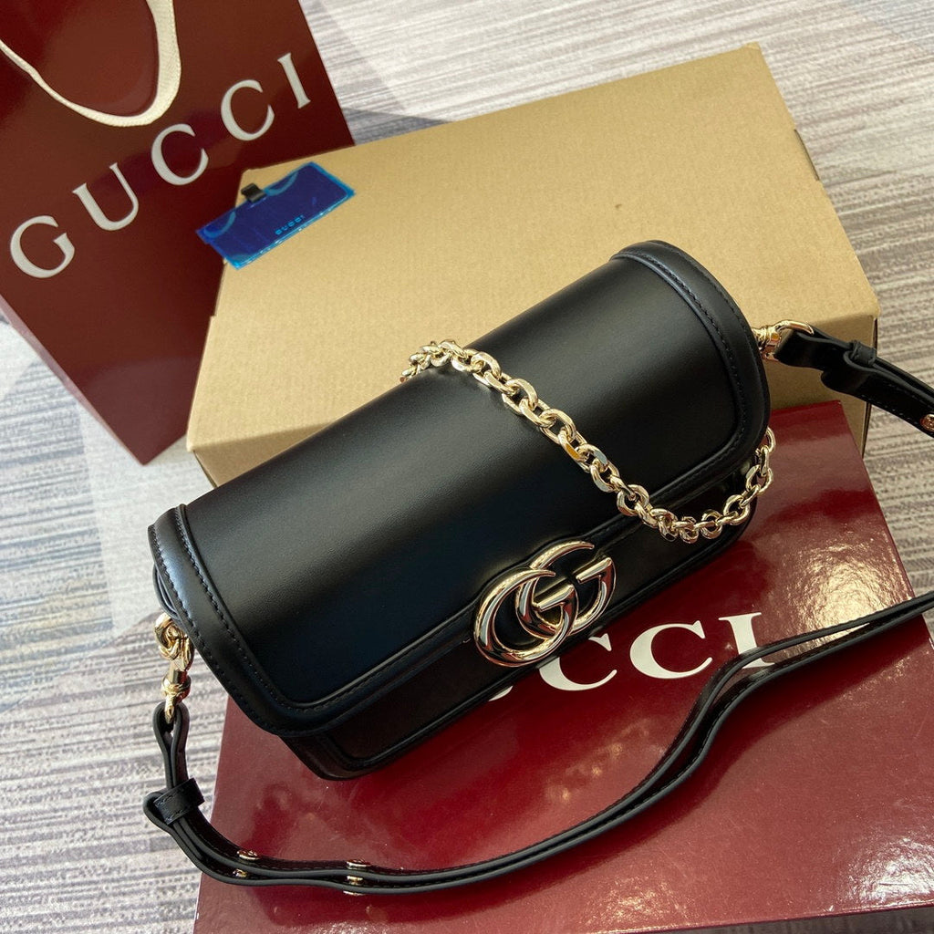 Gucci 826761 Go Small Shoulder Bag Black