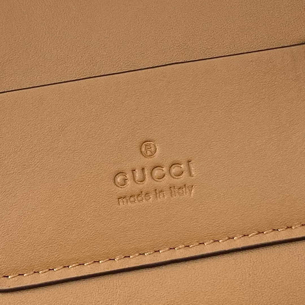 Gucci 826761 Gucci Go Small Shoulder Bag Brown PVC