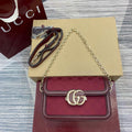Gucci 826761 Gucci Go Small Shoulder Bag Red - Default Title - View 1