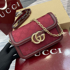 Gucci 826761 Gucci Go Small Shoulder Bag Red - Default Title - View 4
