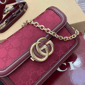 Gucci 826761 Gucci Go Small Shoulder Bag Red - Default Title - View 6