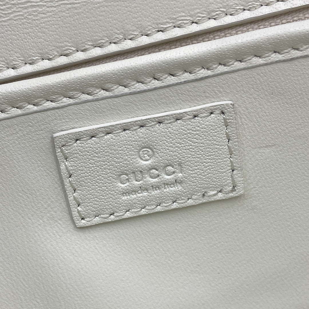 Gucci 827750 Gucci Bamboo Diva Medium Bag White - Default Title - View 11