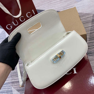 Gucci 827750 Gucci Bamboo Diva Medium Bag White - Default Title - View 8