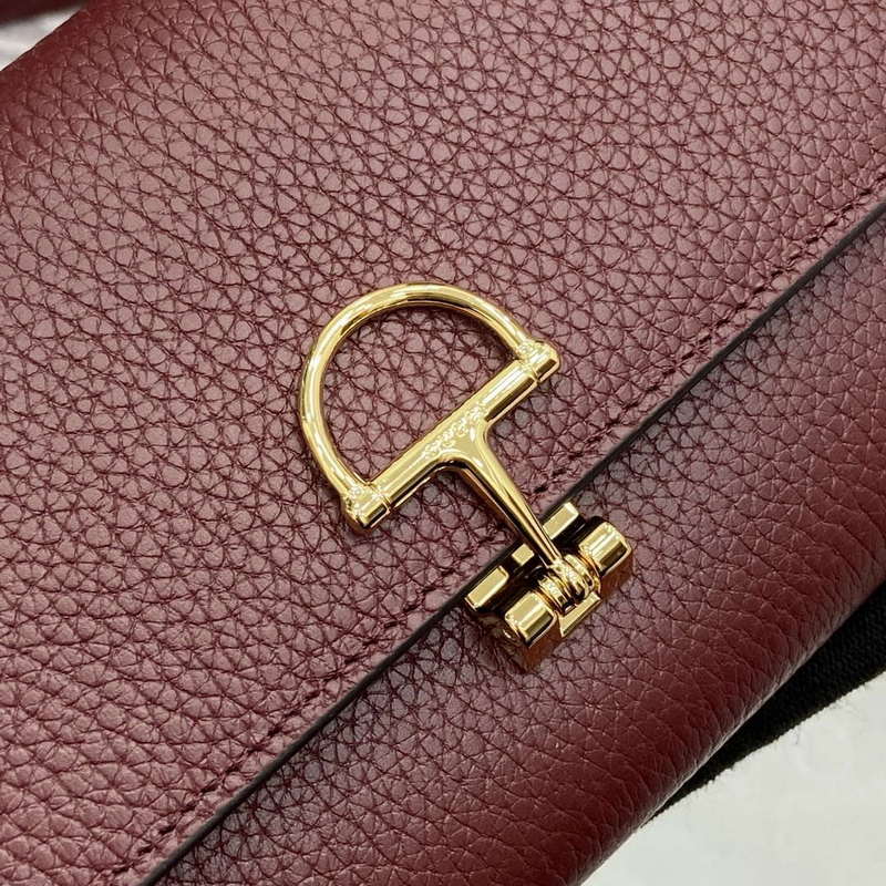 Gucci 828147 Gucci Softbit Continental Wallet Ancora red - Default Title - View 6