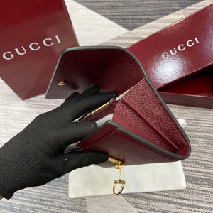 Gucci 828147 Gucci Softbit Continental Wallet Ancora red - Default Title - View 8