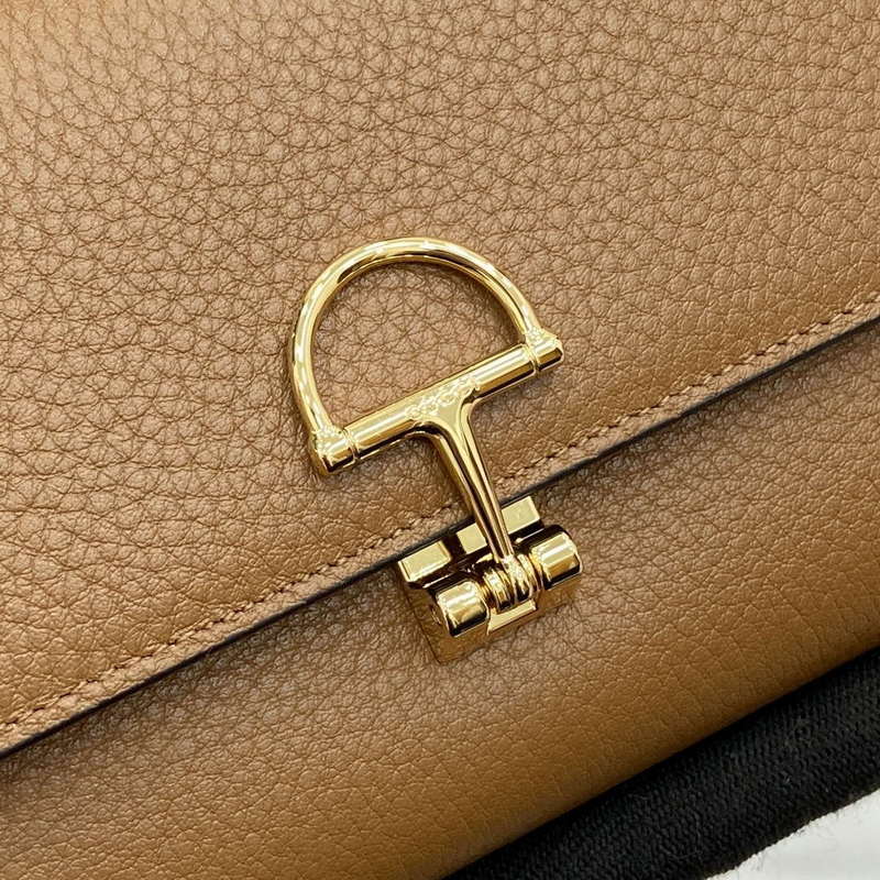 Gucci 828147 Gucci Softbit Continental Wallet Brown