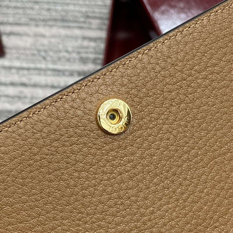 Gucci 828147 Gucci Softbit Continental Wallet Brown - Default Title - View 8