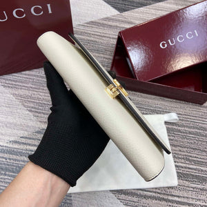 Gucci 828147 Gucci Softbit Continental Wallet White - Default Title - View 4