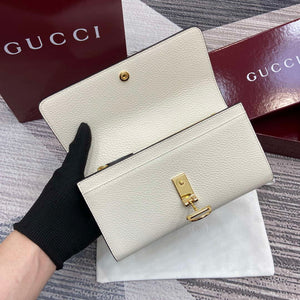 Gucci 828147 Gucci Softbit Continental Wallet White - Default Title - View 7