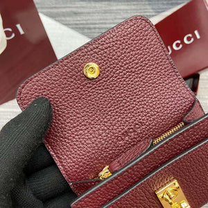 Gucci 828148 Gucci Softbit Card Case Ancora red - Default Title - View 10