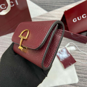 Gucci 828148 Gucci Softbit Card Case Ancora red - Default Title - View 5