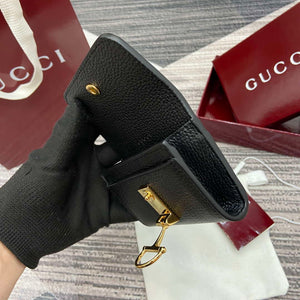 Gucci 828148 Gucci Softbit Card Case Black - Default Title - View 10