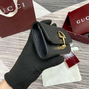 Gucci 828148 Gucci Softbit Card Case Black - Default Title - View 3