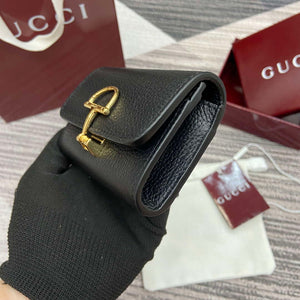 Gucci 828148 Gucci Softbit Card Case Black - Default Title - View 5