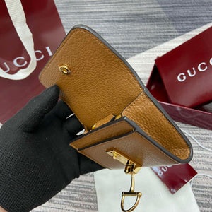 Gucci 828148 Gucci Softbit Card Case Brown - Default Title - View 10