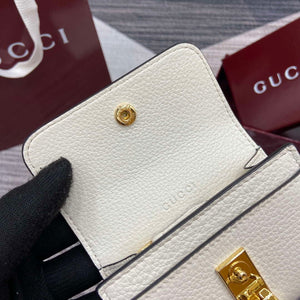 Gucci 828148 Gucci Softbit Card Case White - Default Title - View 8