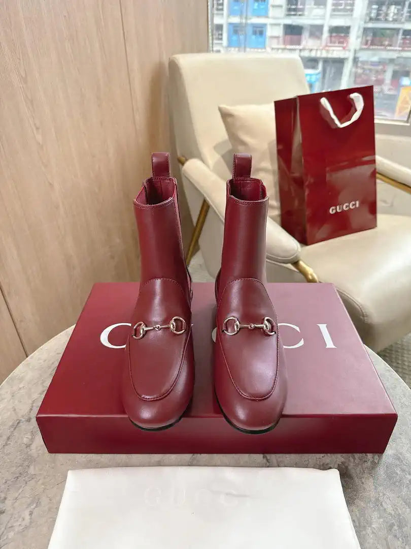 Gucci 831013 Women Jordaan ankle boot G77367