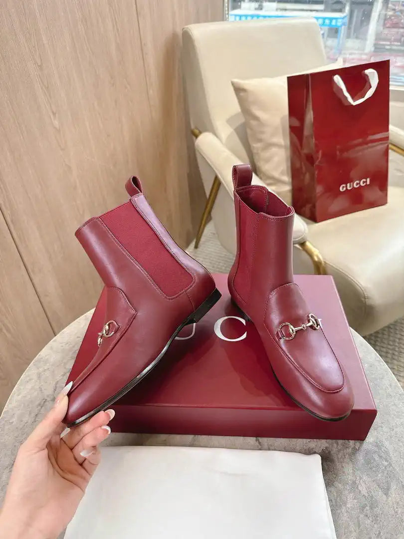 Gucci 831013 Women Jordaan ankle boot G77367