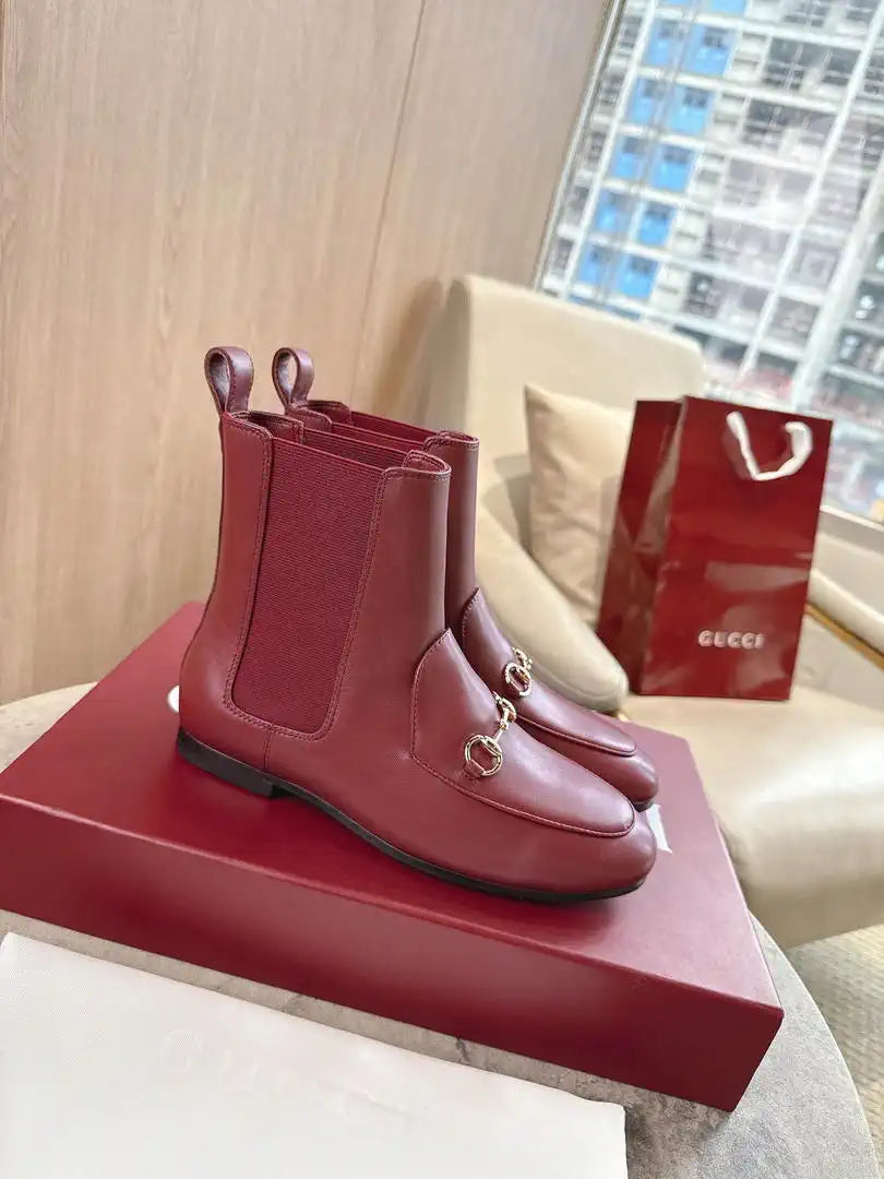 Gucci 831013 Women Jordaan ankle boot G77367
