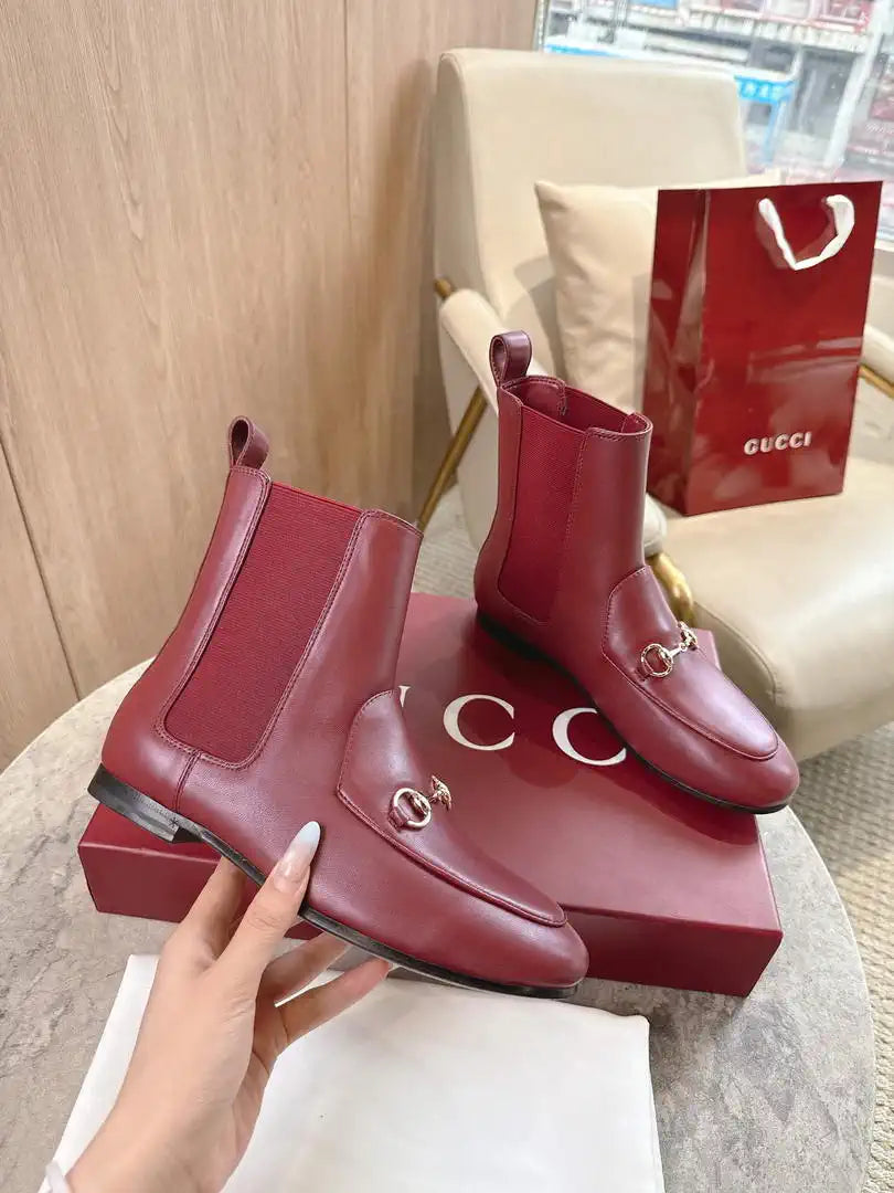 Gucci 831013 Women Jordaan ankle boot G77367