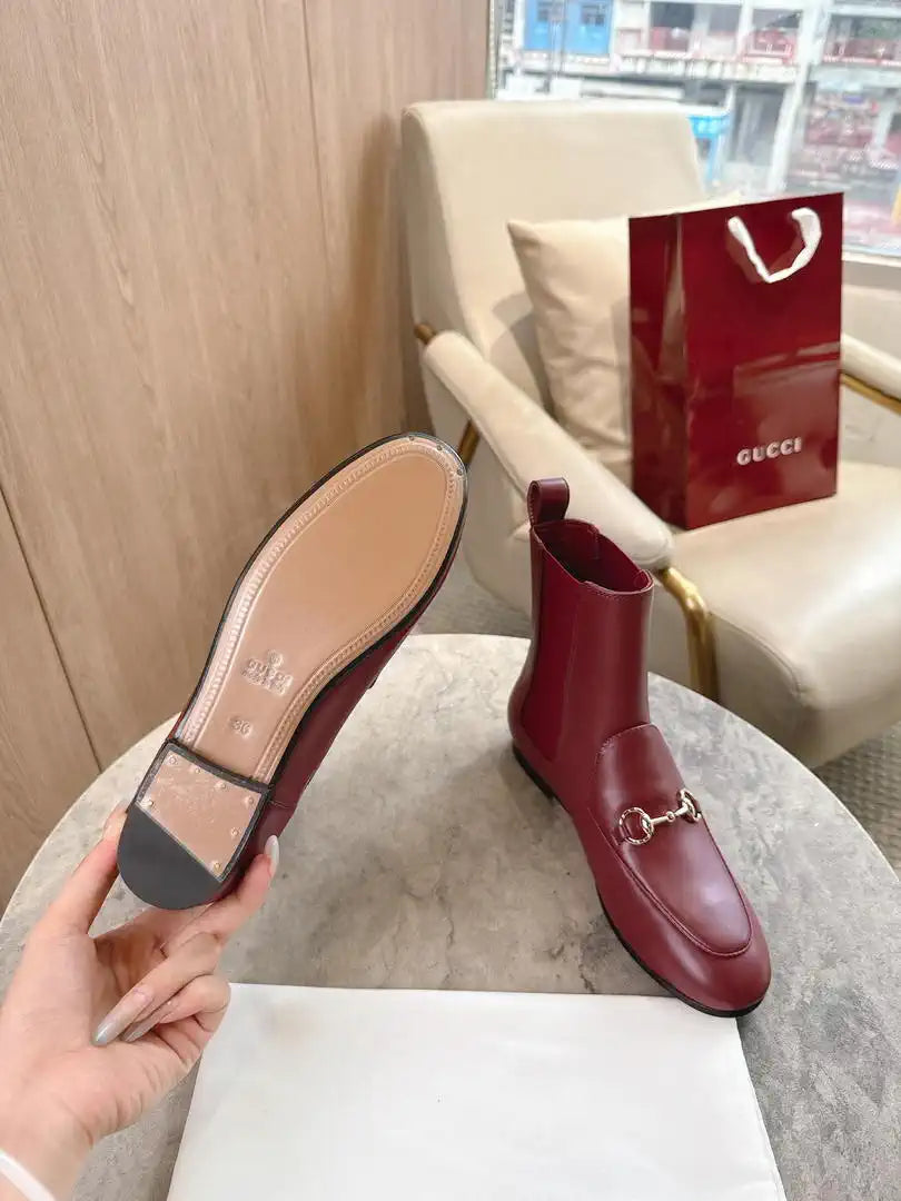 Gucci 831013 Women Jordaan ankle boot G77367