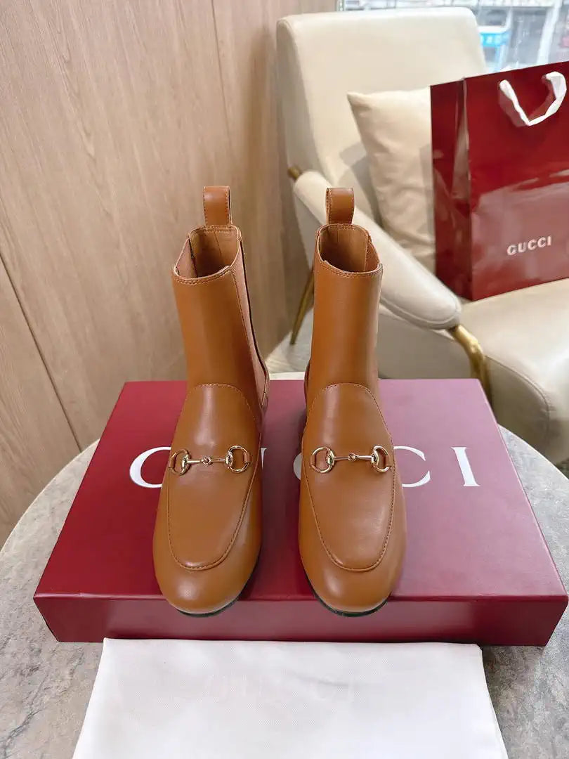 Gucci 831013 Women Jordaan ankle boot G77366