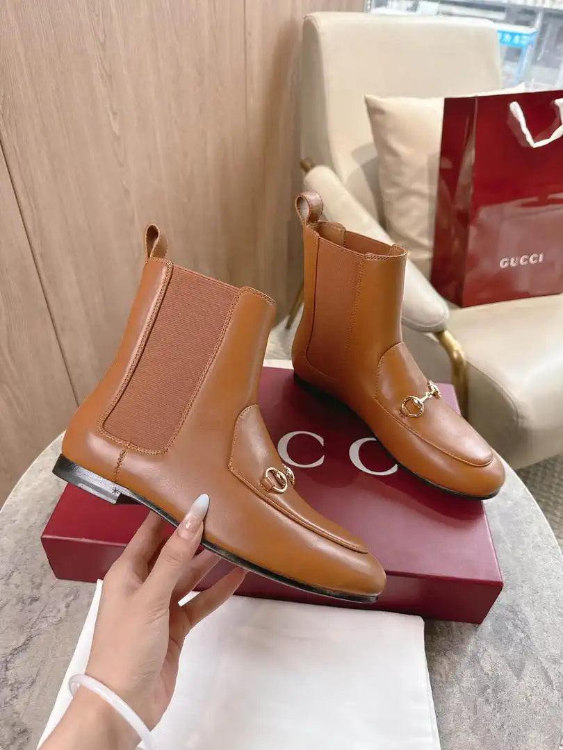 Gucci 831013 Women Jordaan ankle boot G77366