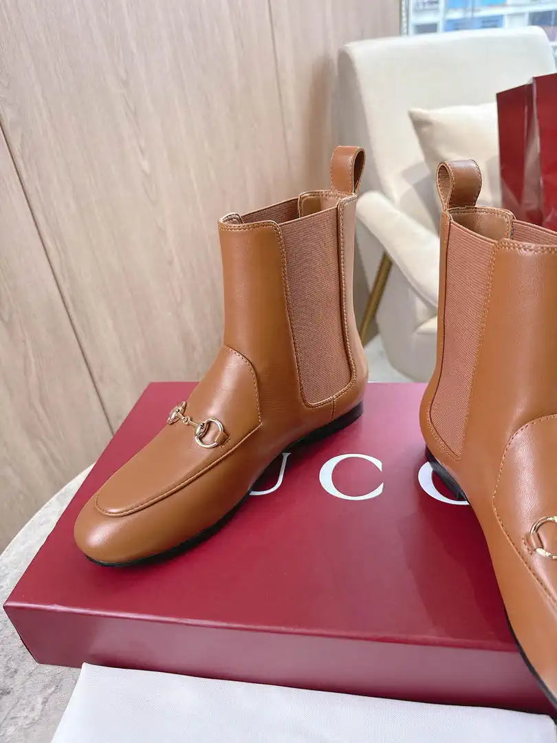 Gucci 831013 Women Jordaan ankle boot G77366