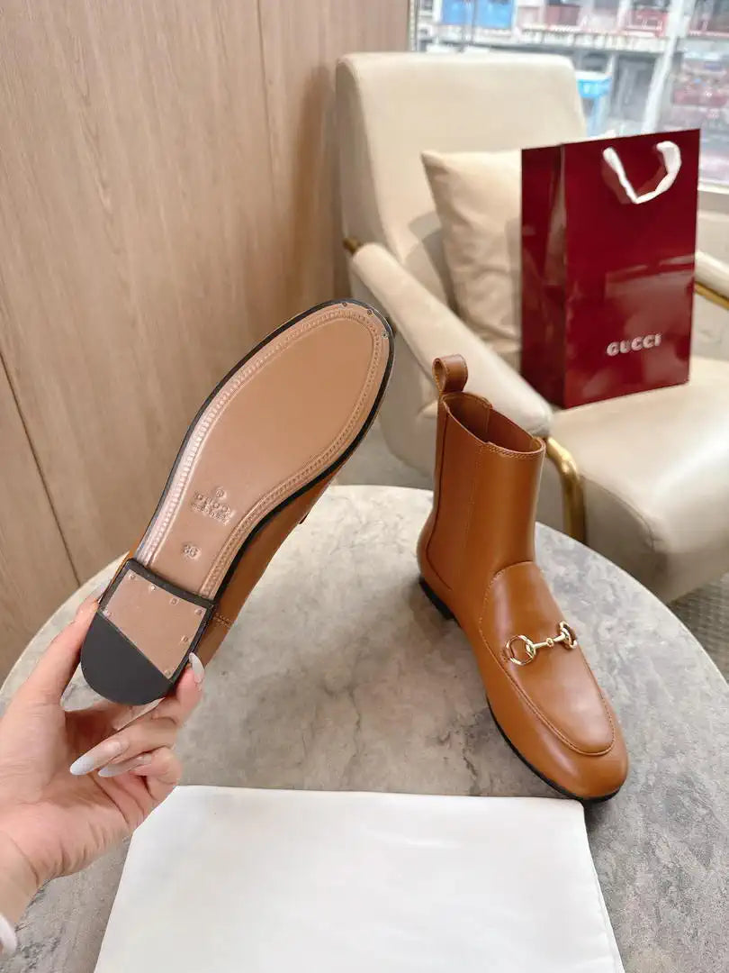 Gucci 831013 Women Jordaan ankle boot G77366