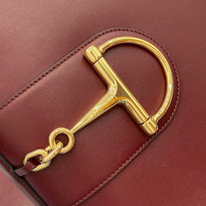 Gucci 833660 Gucci 73 Medium Bucket Bag Ancora Red smooth leather - Default Title - View 7
