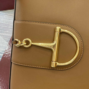 Gucci 833660 Gucci 73 Medium Bucket Bag Brown smooth leather - Default Title - View 7