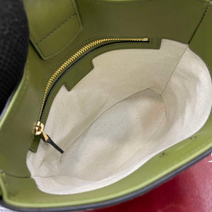 Gucci 833665 Gucci 73 Small Bucket Bag Green Suede - Default Title - View 8