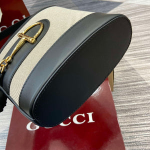 Gucci 833665 Gucci 73 Small Bucket Bag Natural Canvas - Default Title - View 8