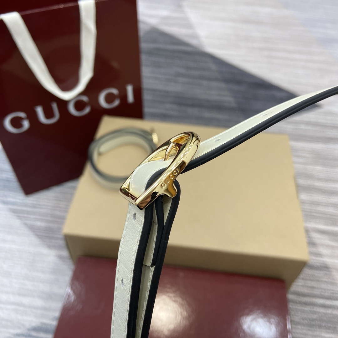 Gucci 833665 Gucci 73 Small Bucket Bag White Leather - Default Title - View 6