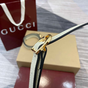 Gucci 833665 Gucci 73 Small Bucket Bag White Leather - Default Title - View 6