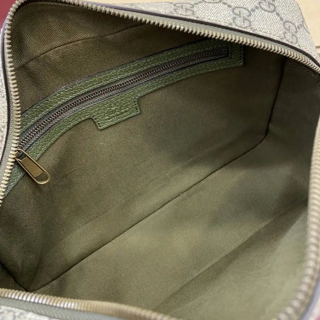 Gucci 834468 Ophidia medium crossbody bag beige and Green