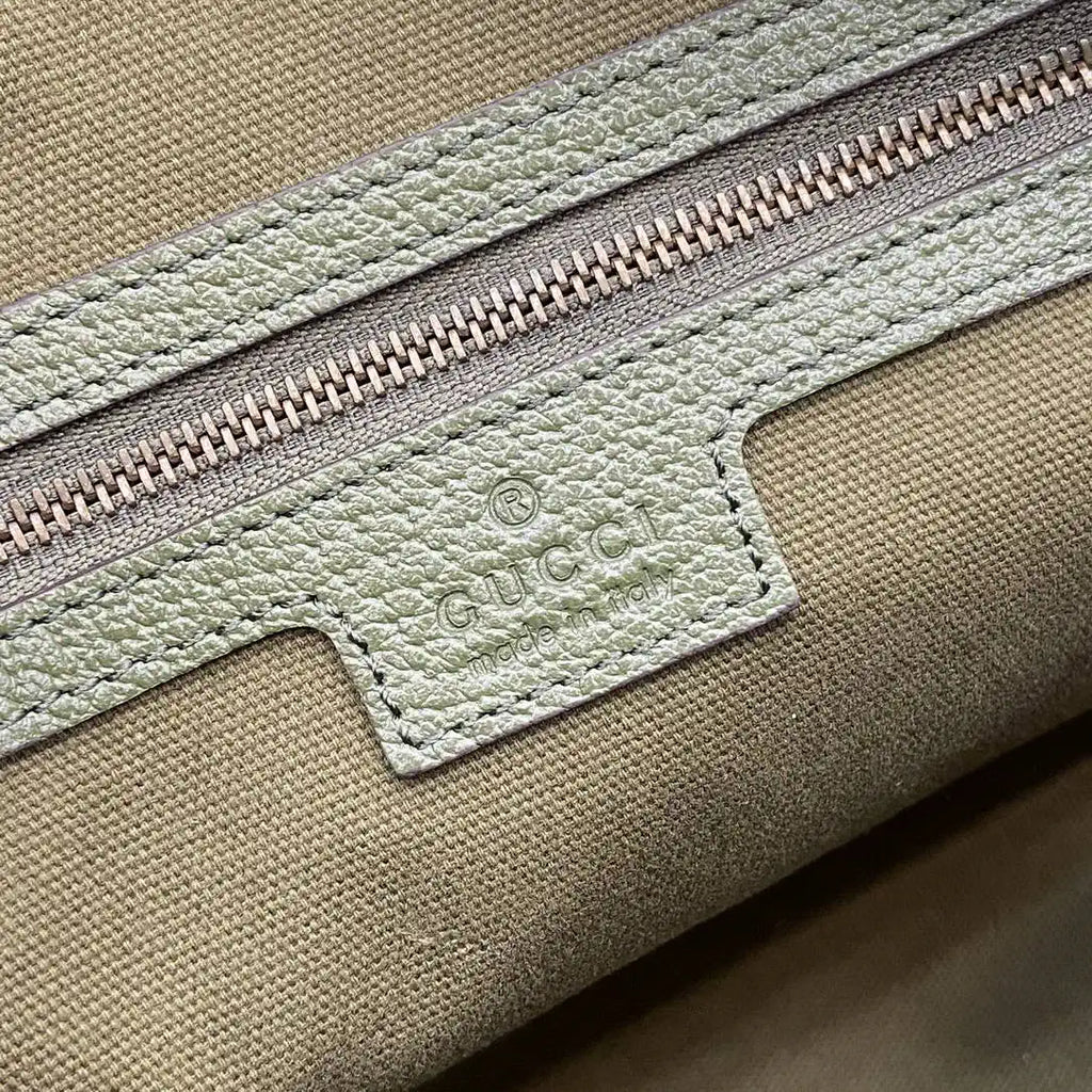 Gucci 834468 Ophidia medium crossbody bag beige and Green