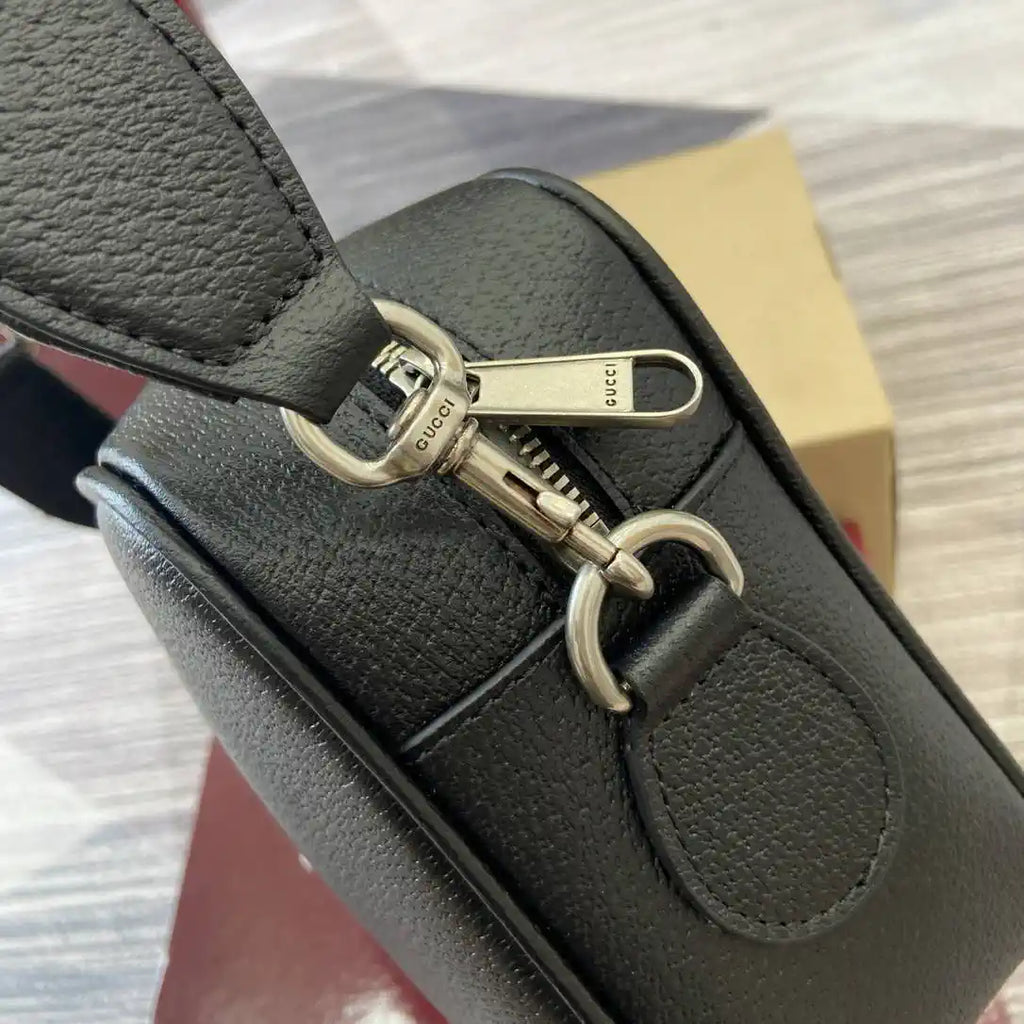 Gucci 834468 Ophidia medium crossbody bag Black Leather