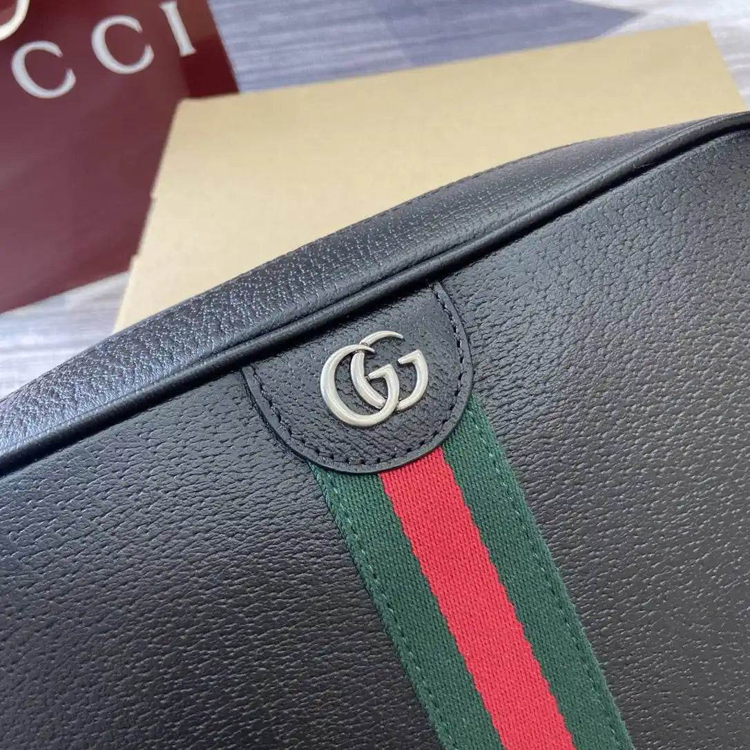 Gucci 834468 Ophidia medium crossbody bag Black Leather