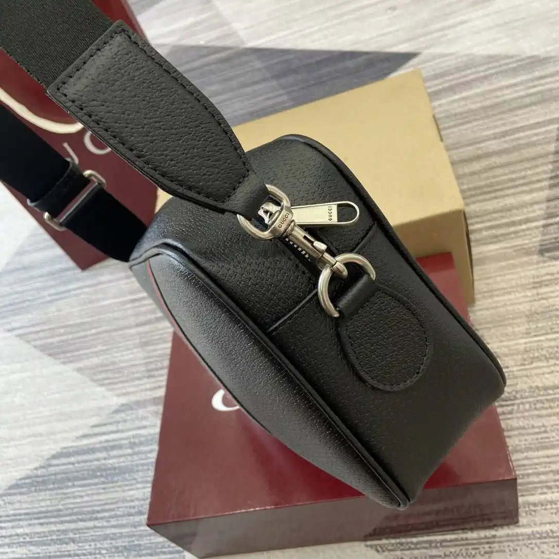 Gucci 834468 Ophidia medium crossbody bag Black Leather