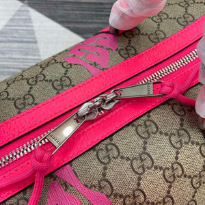 Gucci 834962 Medium Duffle Bag With Print Bright pink - Default Title - View 6