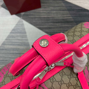 Gucci 834962 Medium Duffle Bag With Print Bright pink - Default Title - View 7