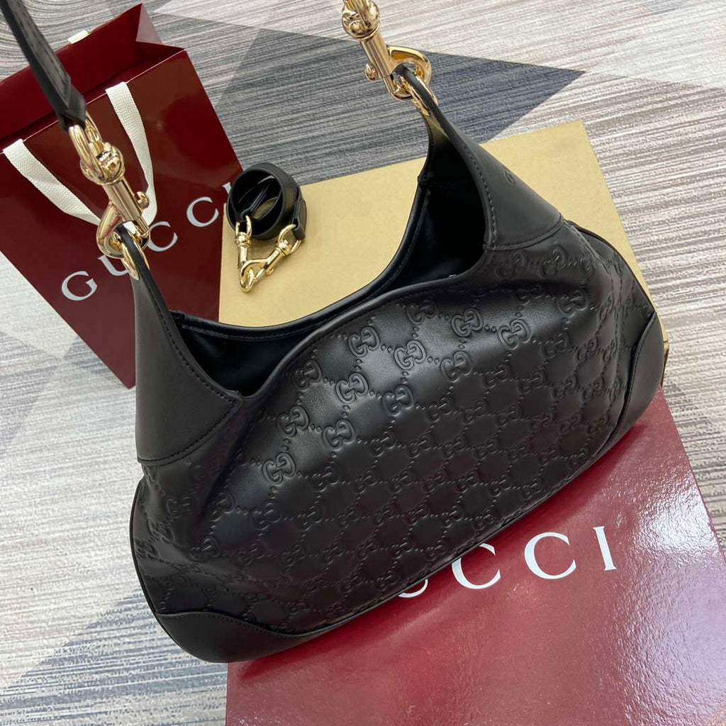 Gucci 834981 Gucci B medium Shoulder Bag Black