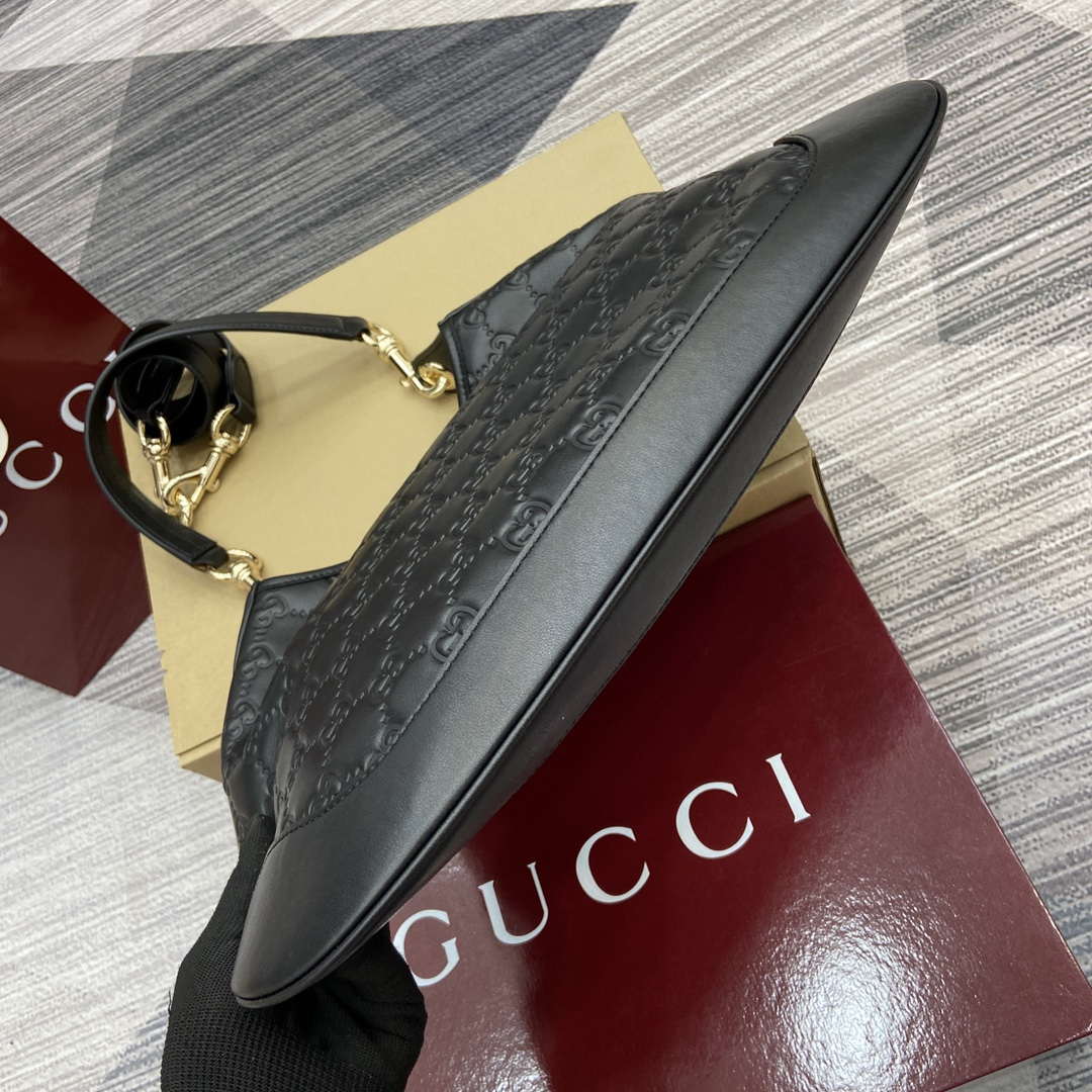 Gucci 834981 Gucci B medium Shoulder Bag Black - Default Title - View 7