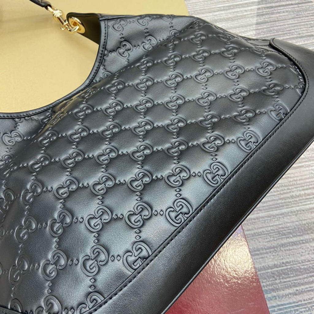 Gucci 834981 Gucci B medium Shoulder Bag Black