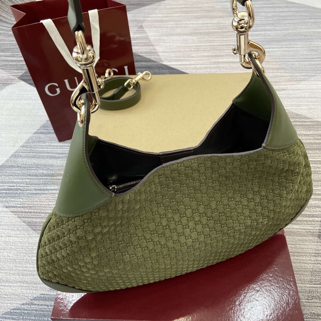 Gucci 834981 Gucci B medium Shoulder Bag Dark green - Default Title - View 6